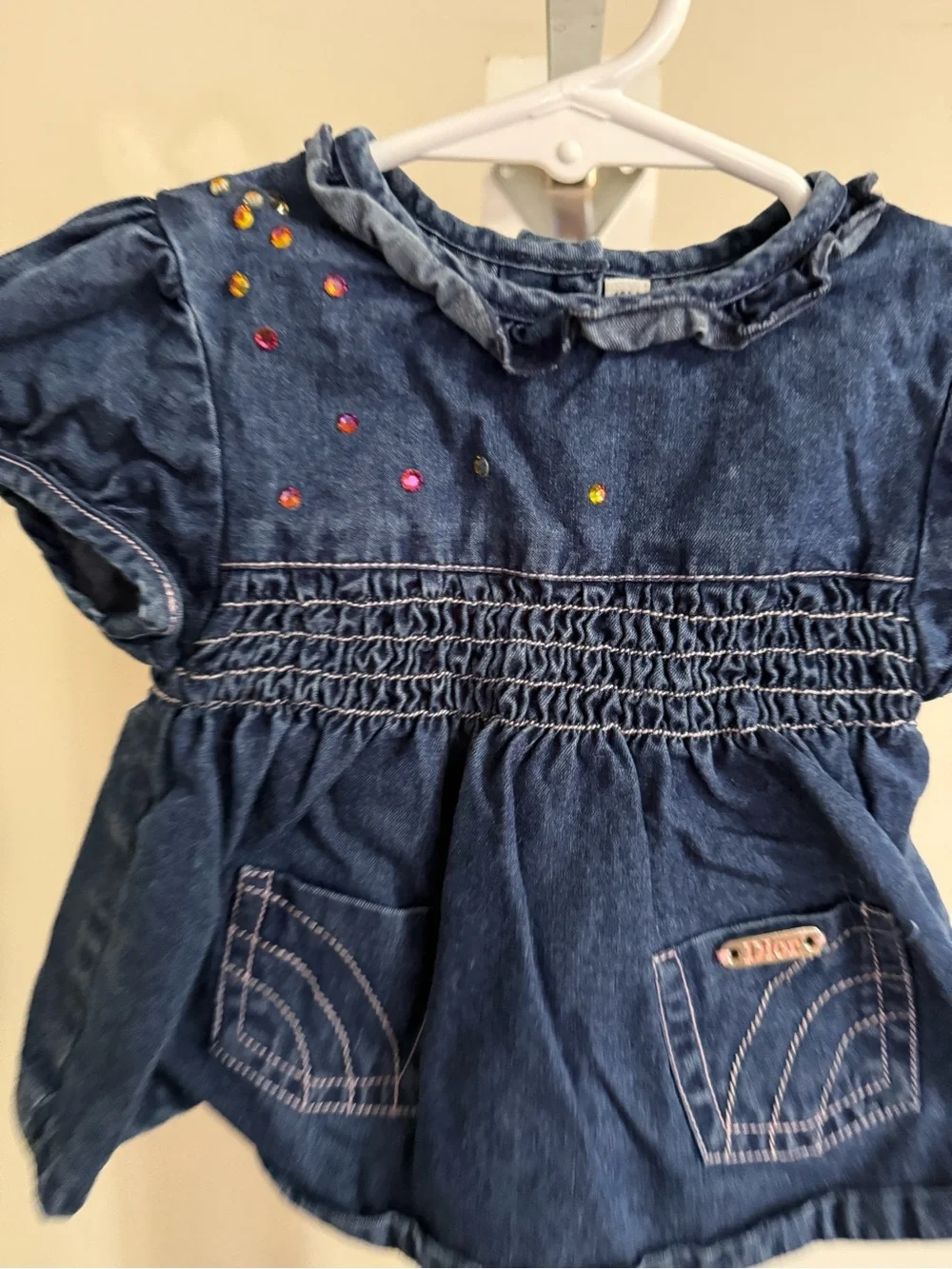 Baby Dior Denim Top